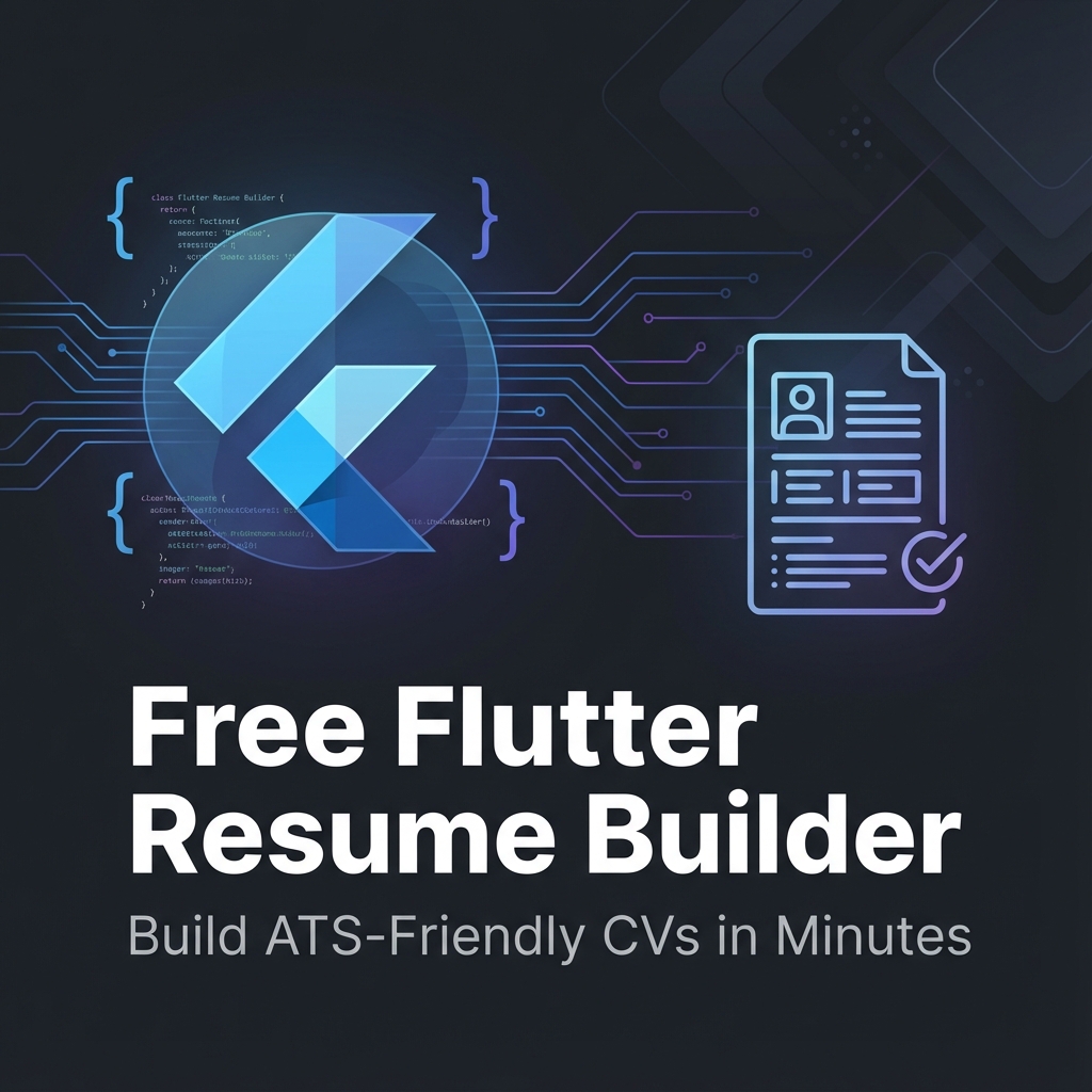 Free Flutter Resume Builder for Developers | Europass Alternative ...